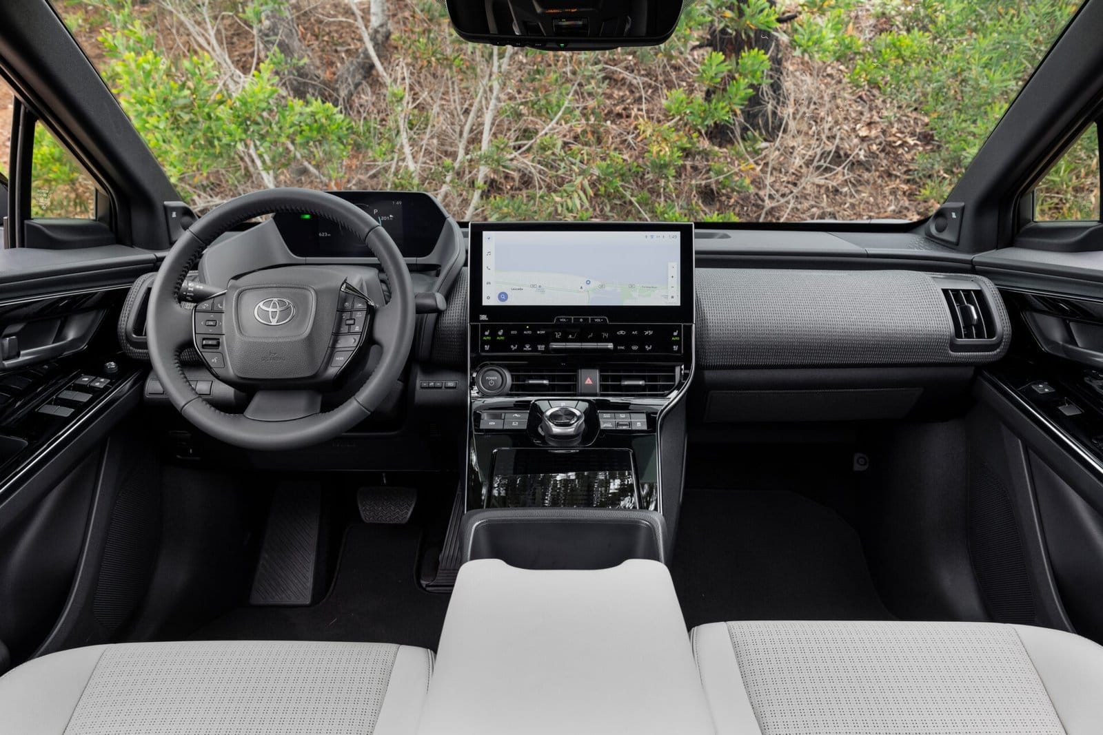 2023 toyota bz4x dashboard display