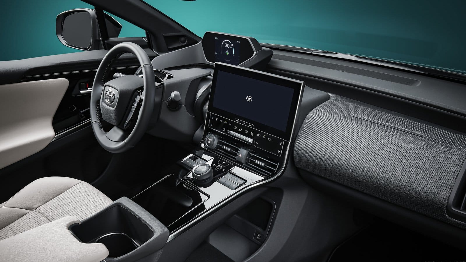 2023 toyota bz4x dashboard interior