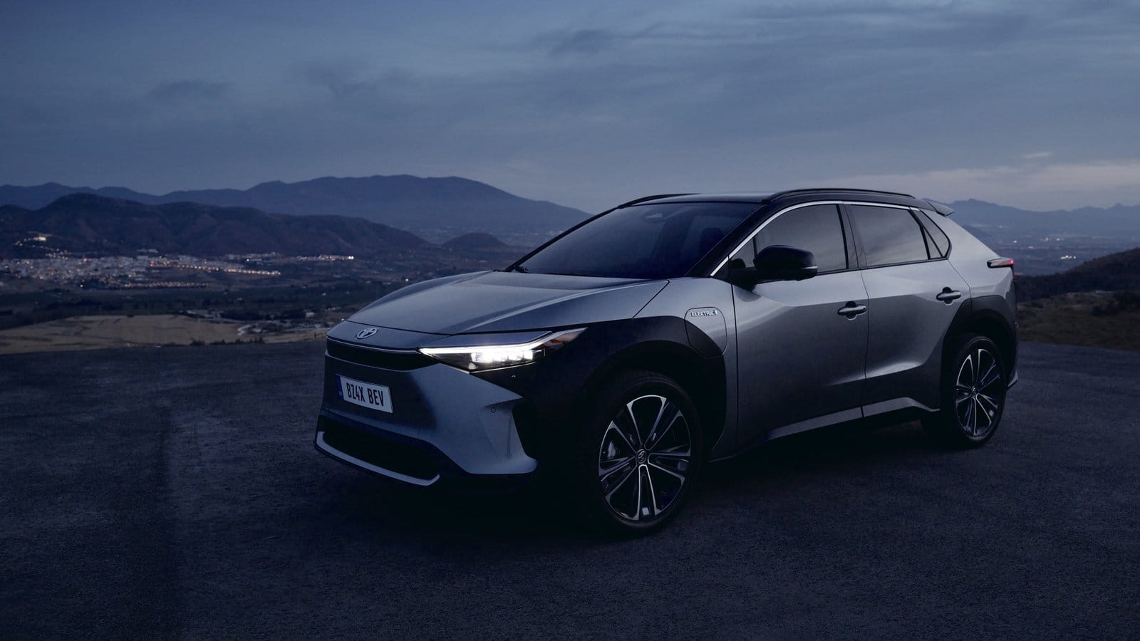 2023 toyota bz4x night mountains