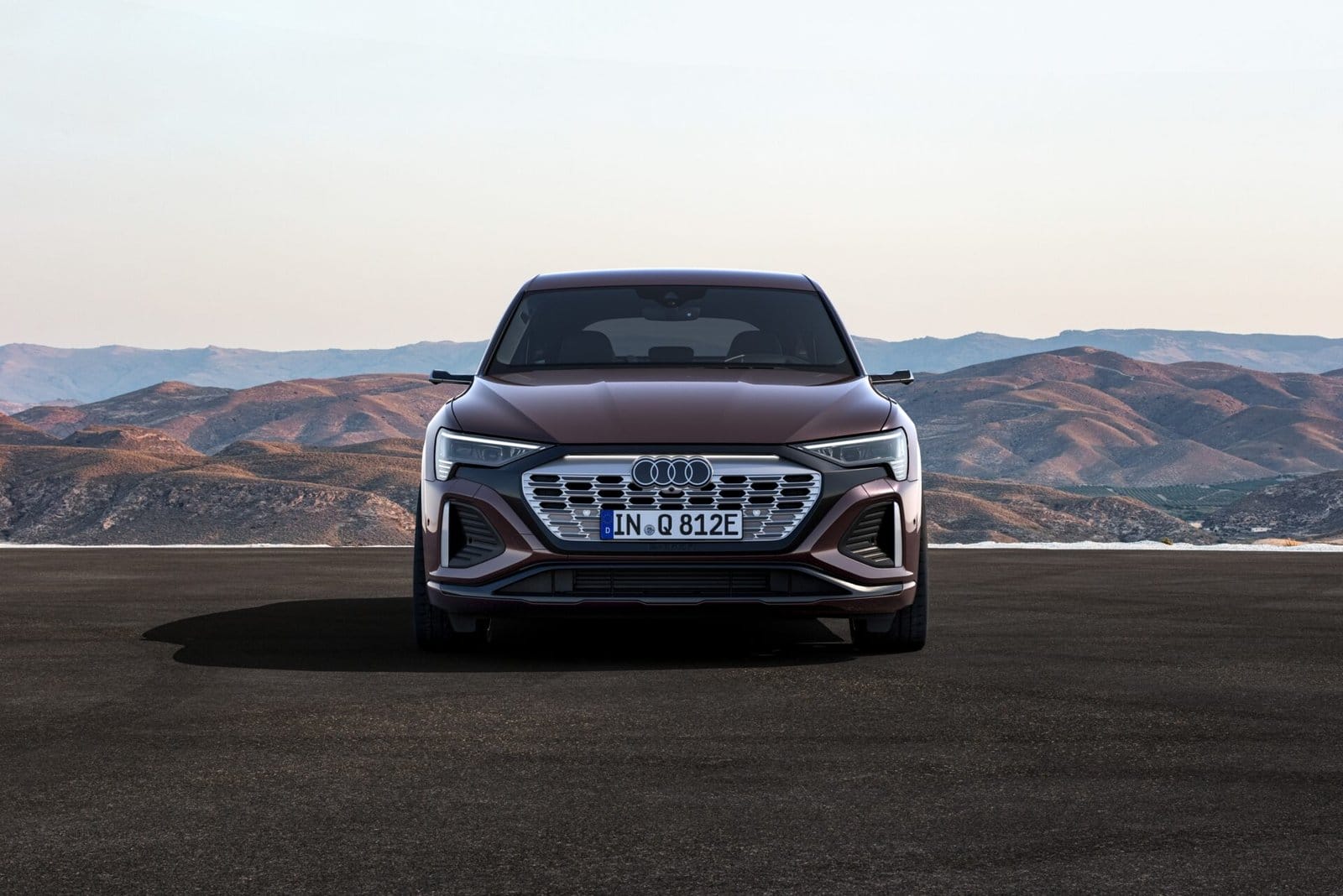 2024 Audi Q8 Sportback e tron Front View Electric Vehicle