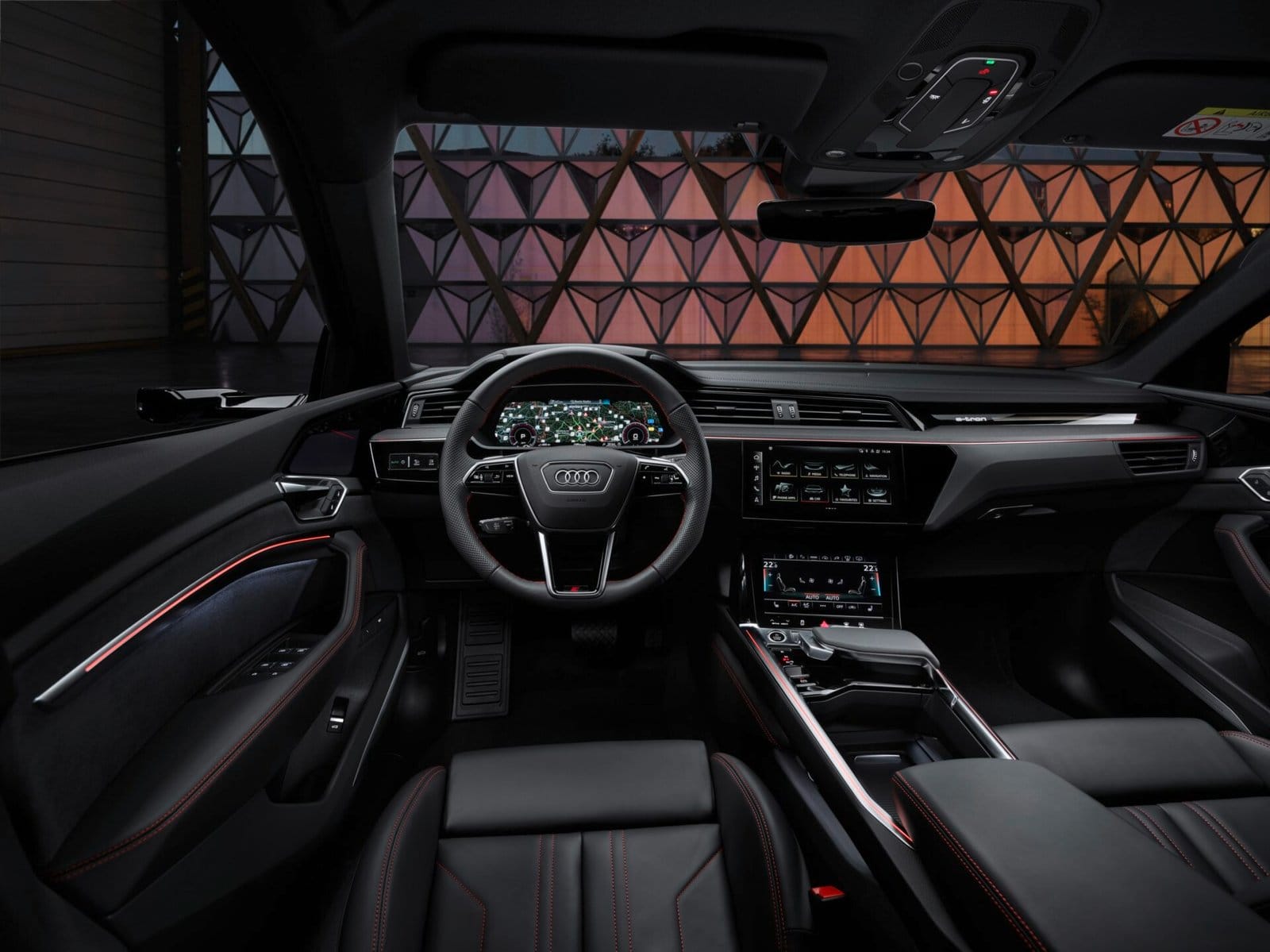 2024 Audi Q8 e tron Dashboard Electric Vehicle