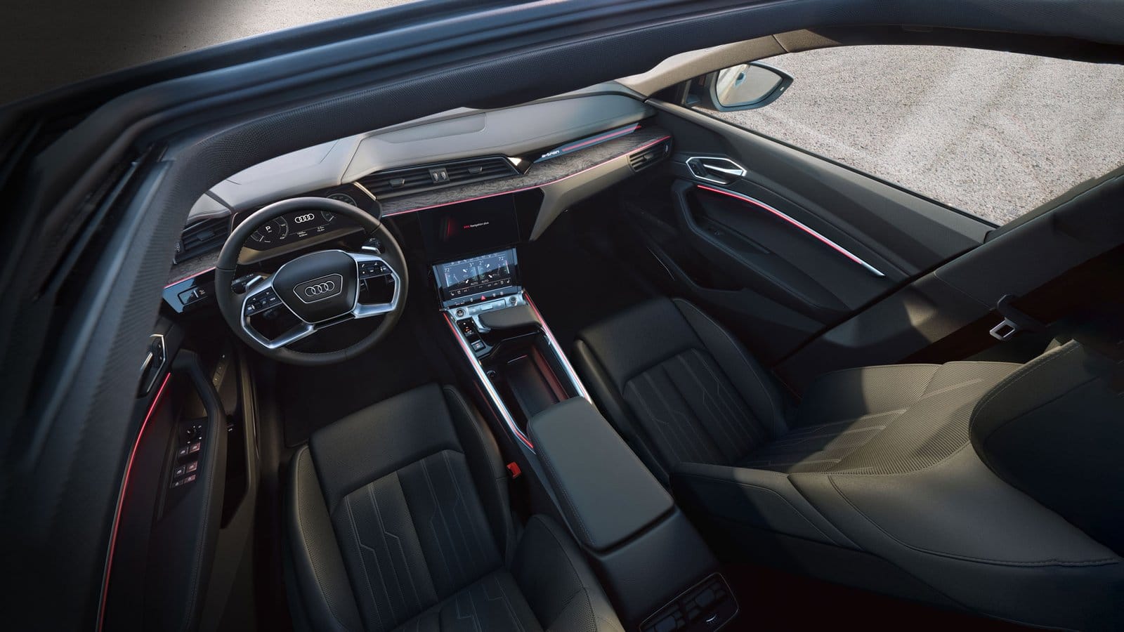 2024 Audi Q8 e tron Interior Top View Electric Vehicle