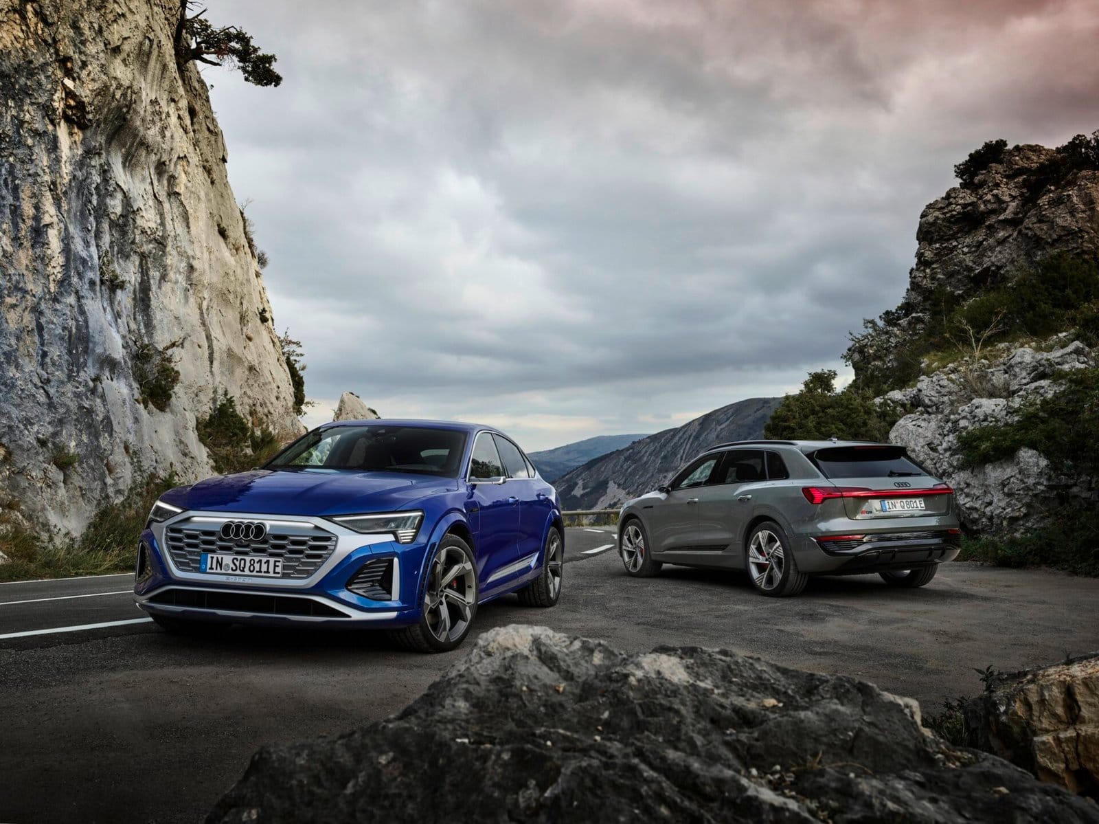 2024 Audi Q8 e tron Mountain Road Electric Vehicle