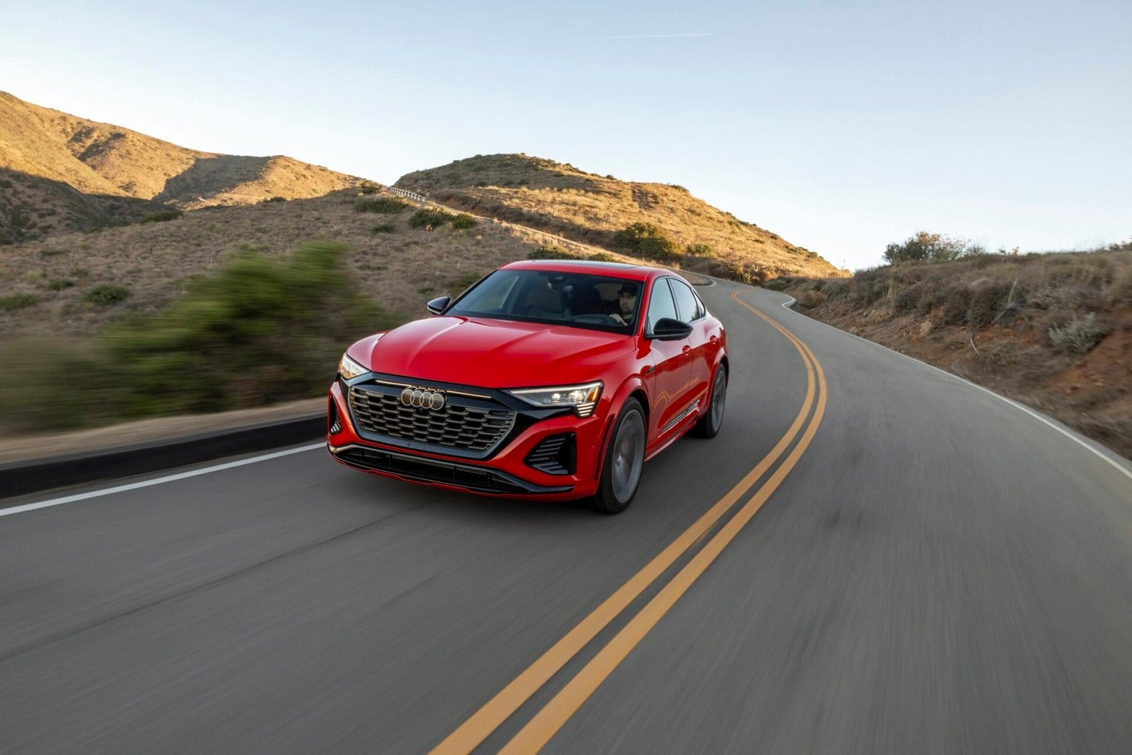 2024 Audi Q8 e tron Red Scenic Drive Electric Vehicle