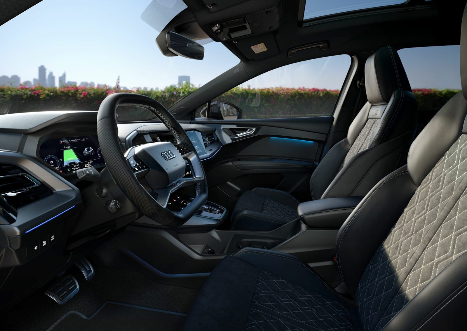 audi q4 etron electric vehicle interior