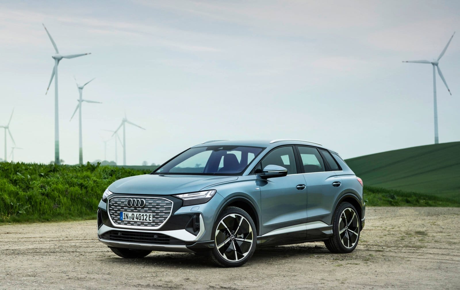 audi q4 etron electric vehicle outdoor 1