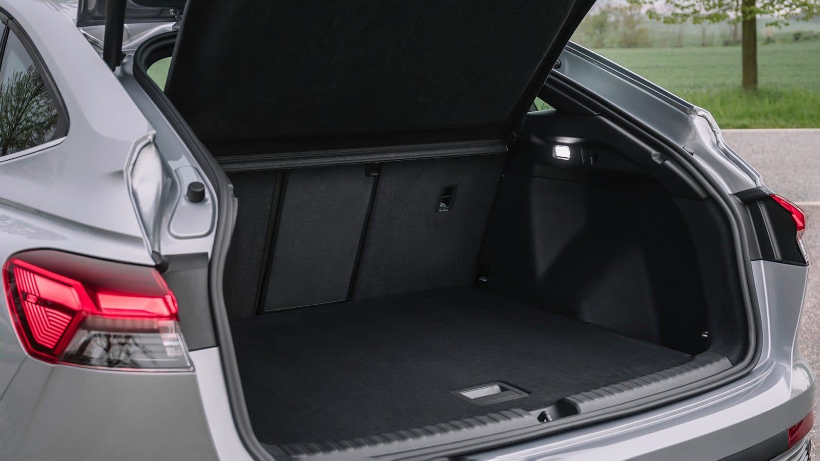 audi q4 etron electric vehicle trunk