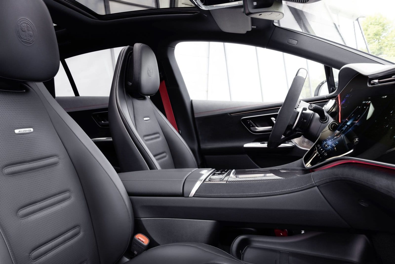 mercedes benz eqe sedan interior front seats