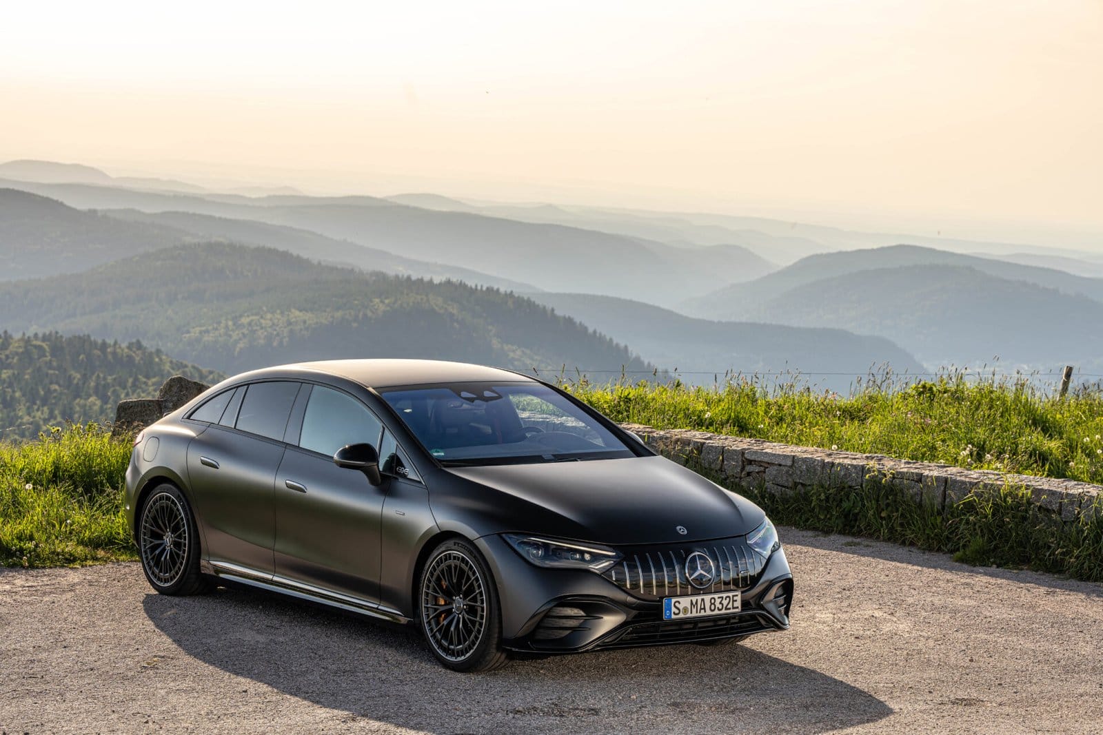 mercedes benz eqe sedan mountain view