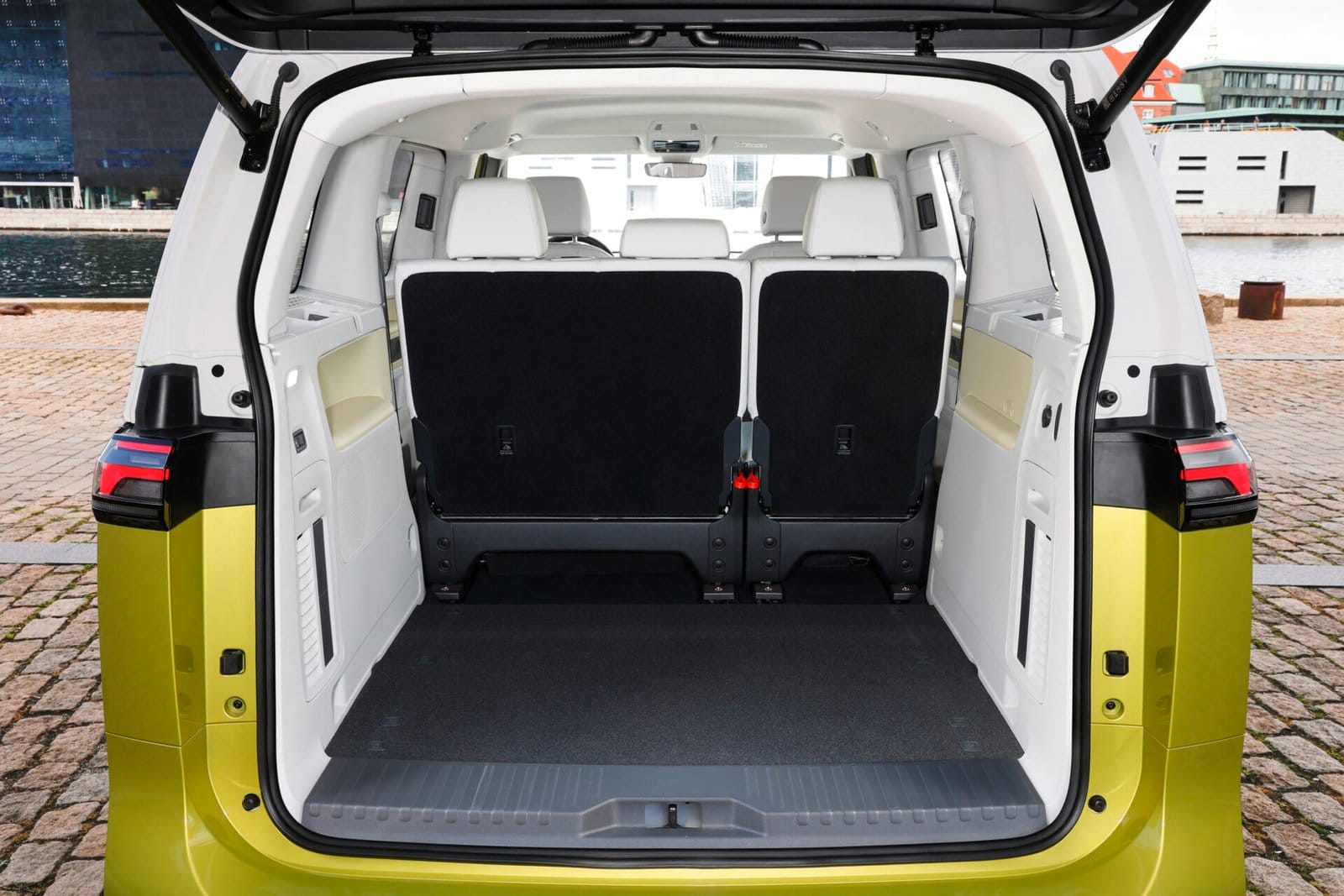 volkswagen id buzz electric vehicle cargo space