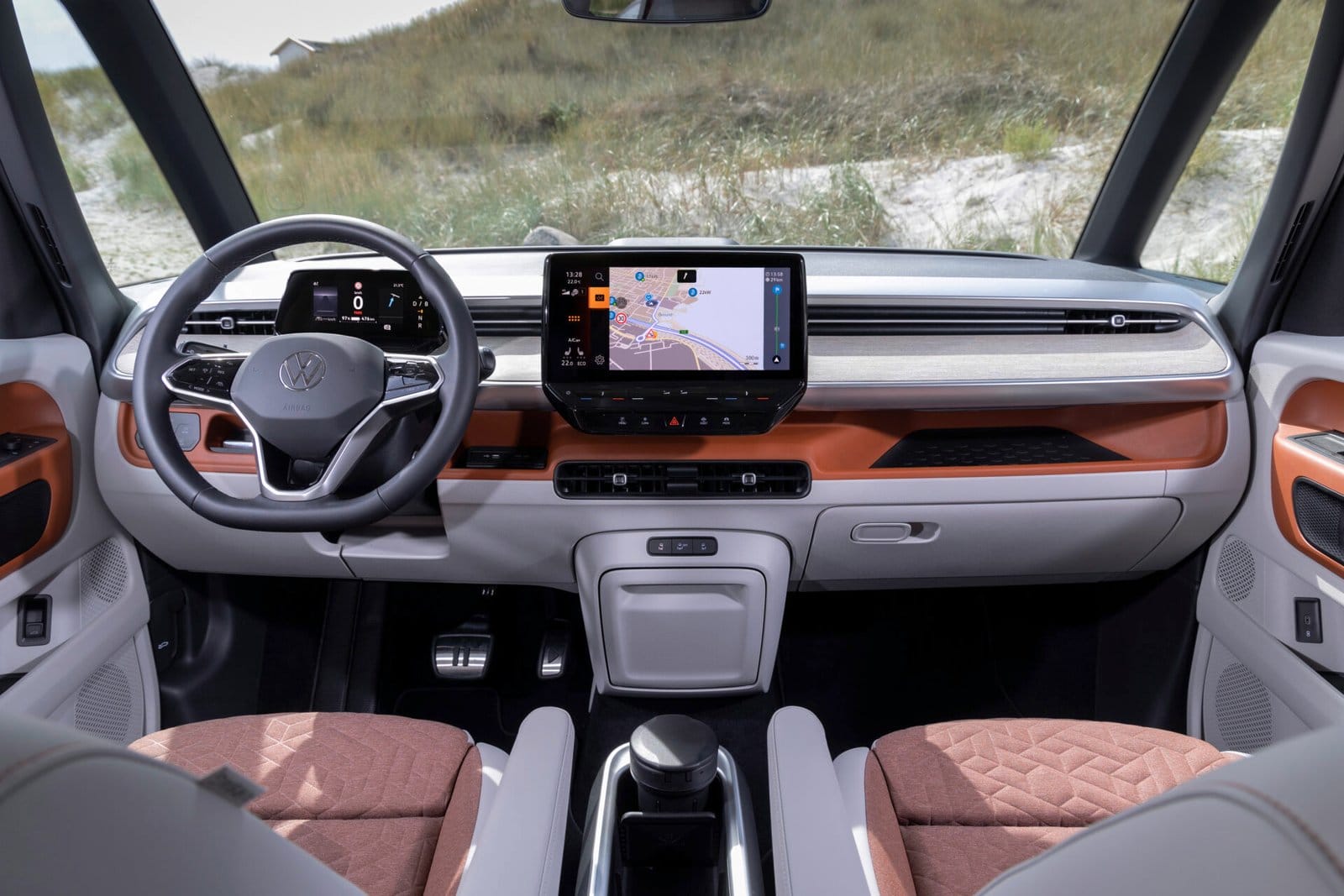 volkswagen id buzz electric vehicle dashboard