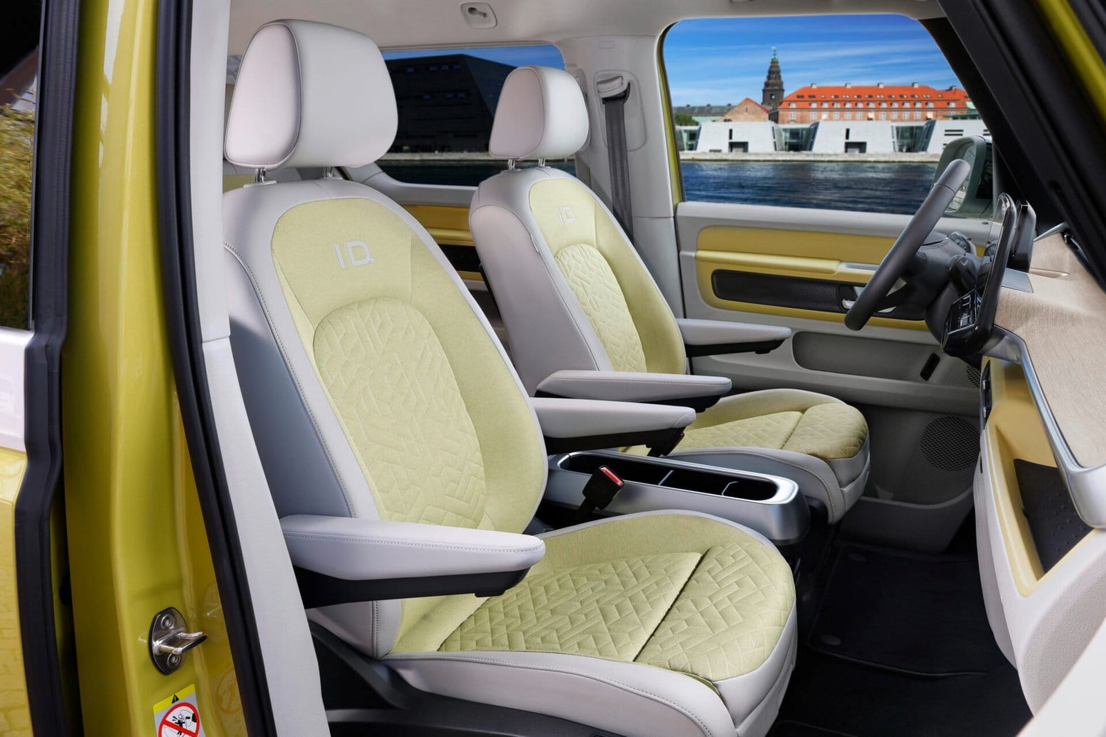 volkswagen id buzz electric vehicle seats