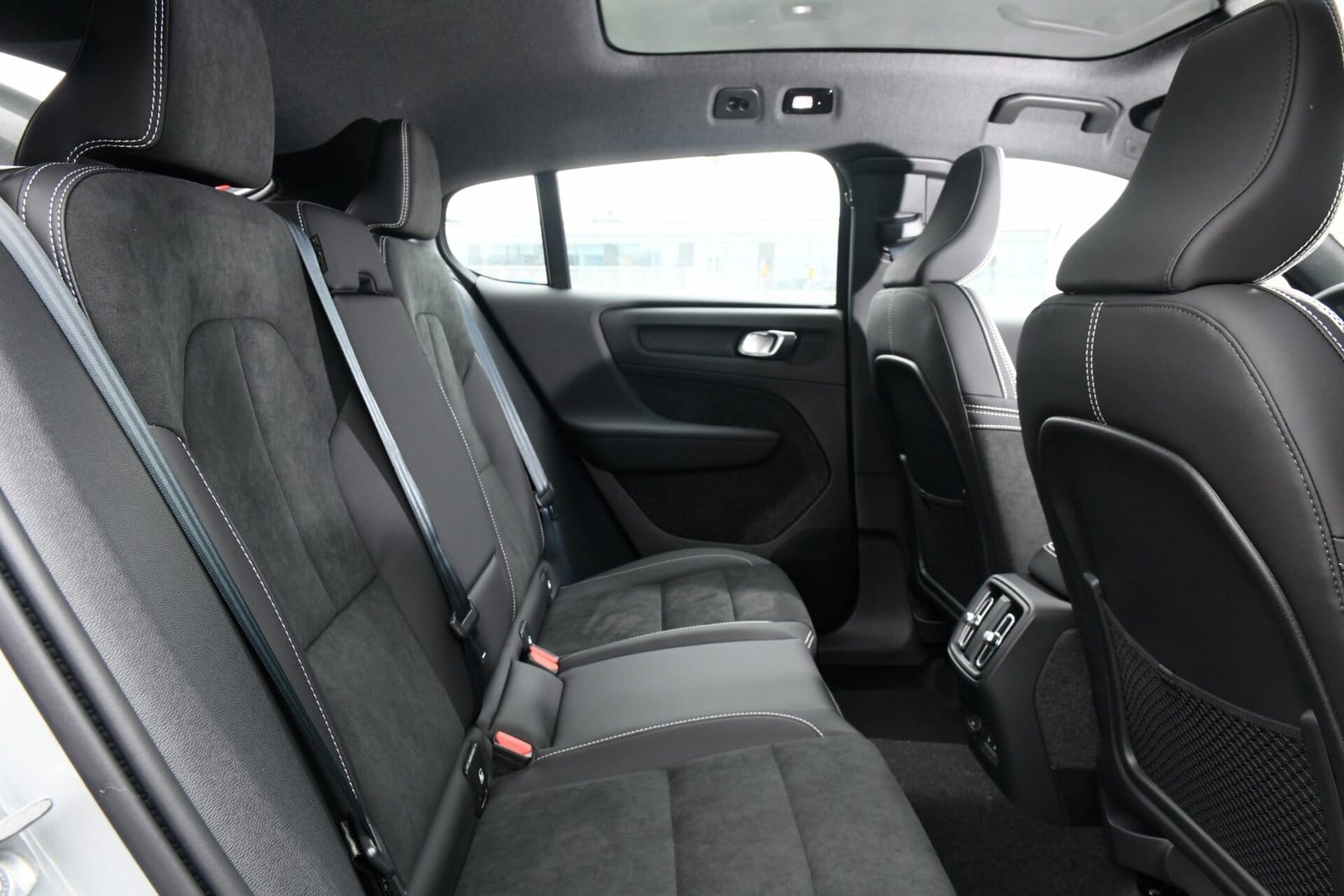 volvo c40 recharge electric vehicle rear seats