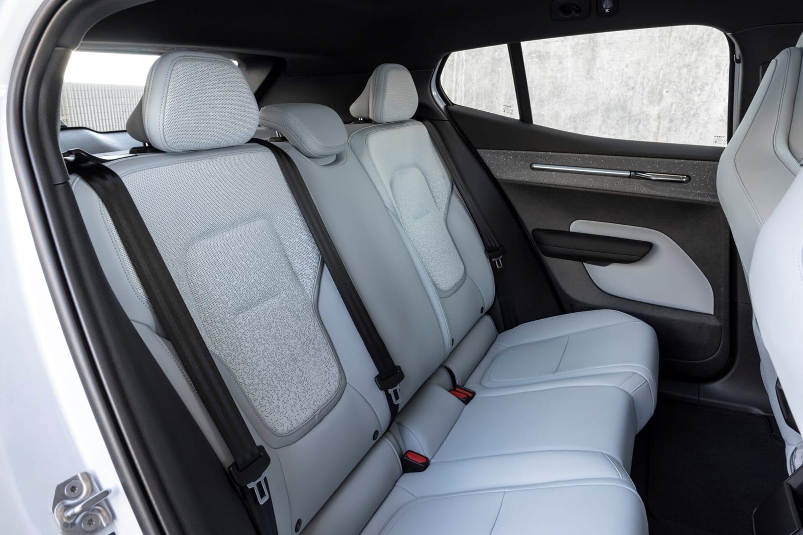 volvo ex30 electric vehicle rear seats