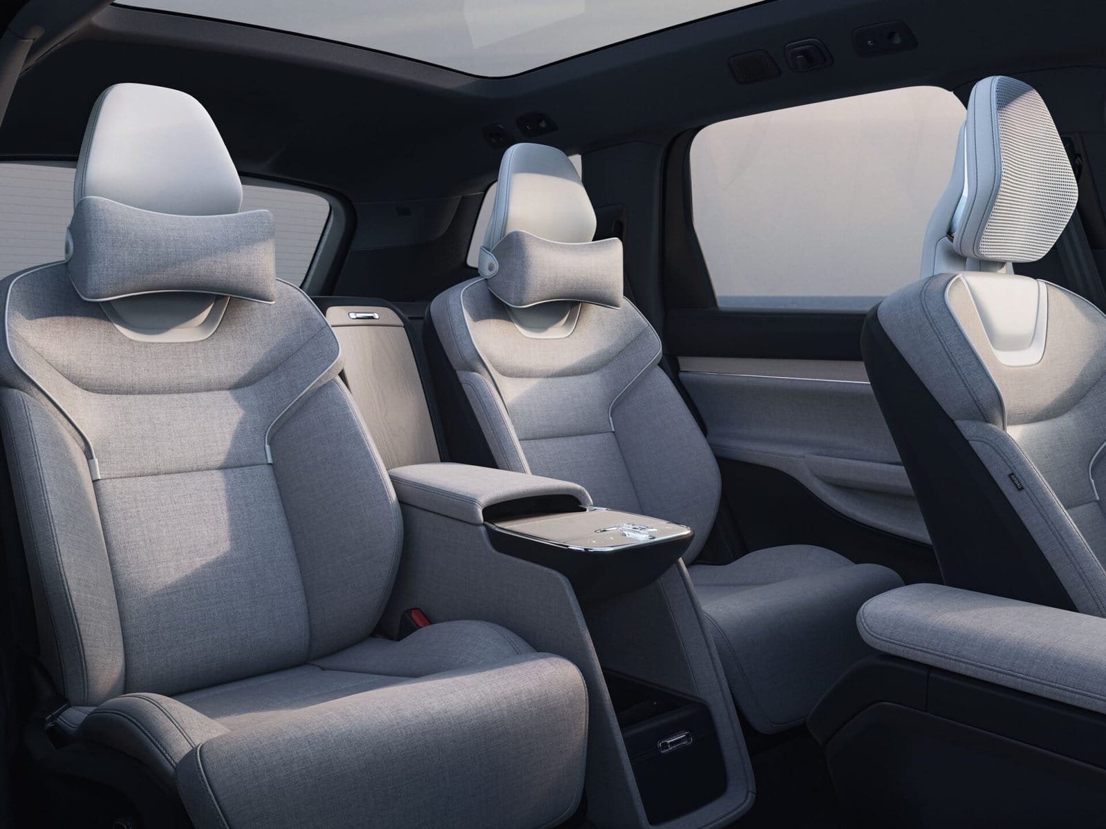 volvo ex90 electric vehicle rear seats