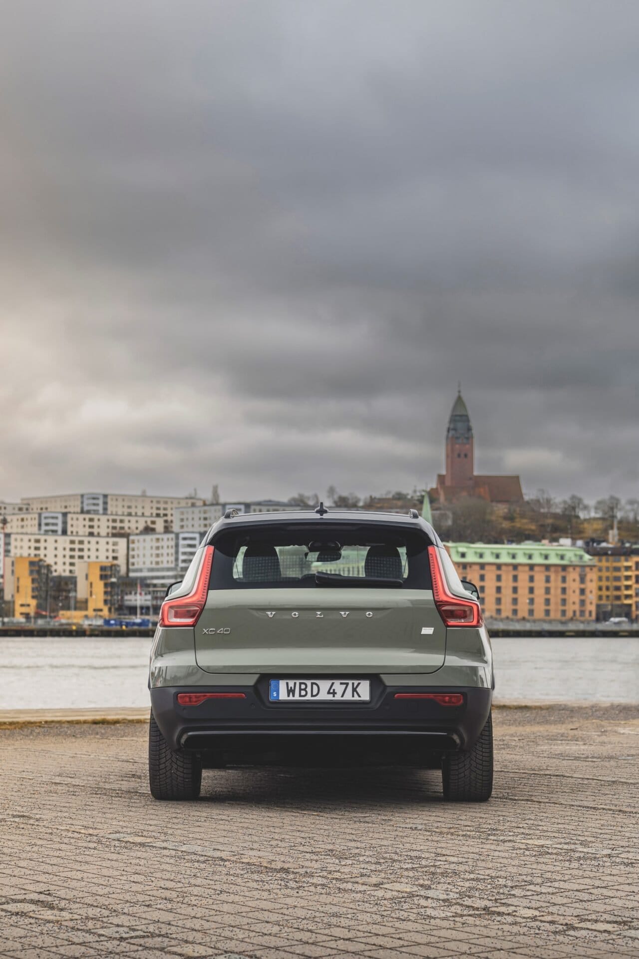 volvo xc40 recharge electric vehicle riverside