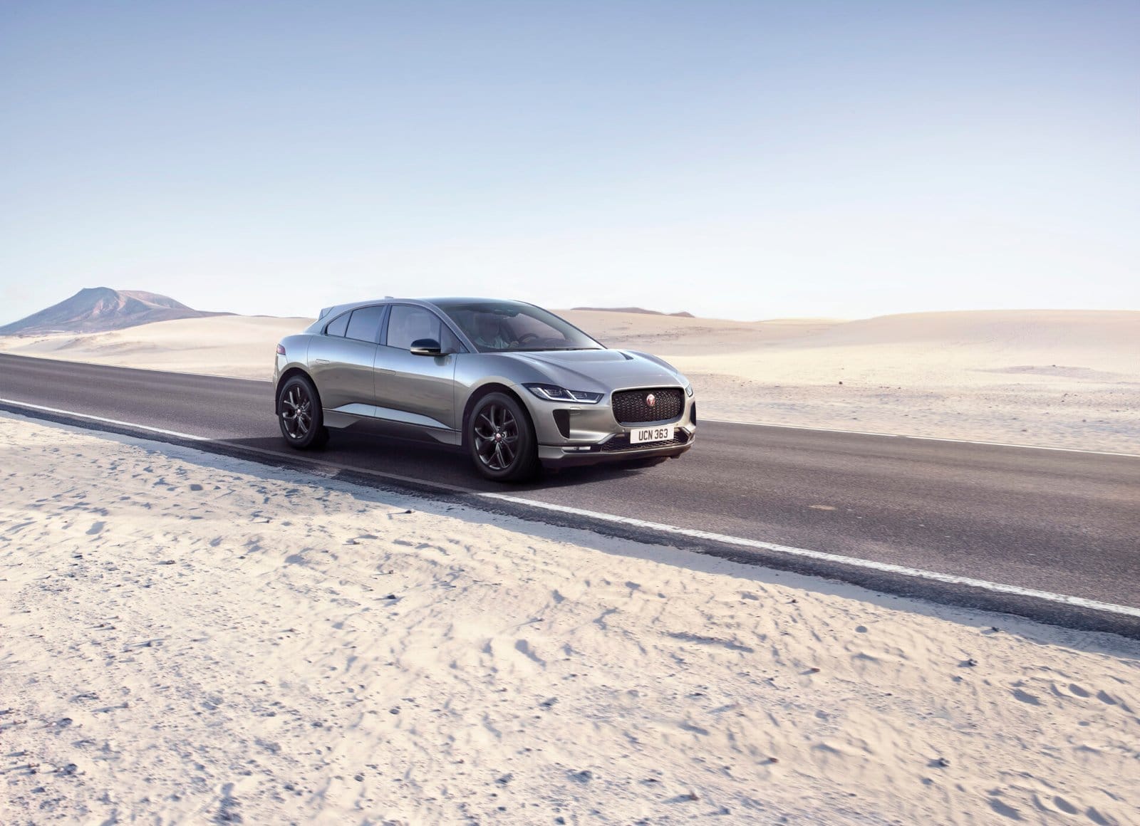 jaguar i pace desert road electric vehicle 1