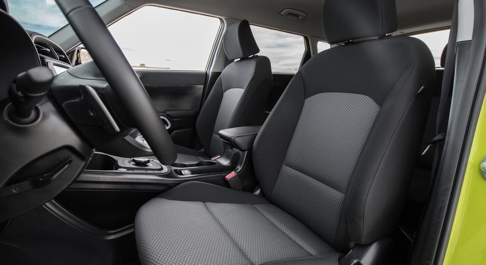 kia soul ev electric vehicle front seats
