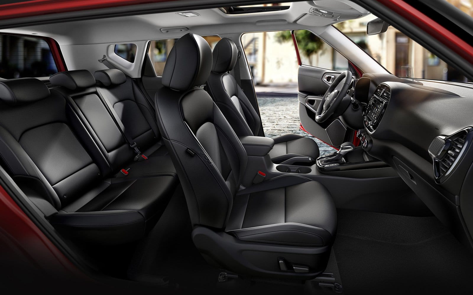 kia soul ev electric vehicle full interior