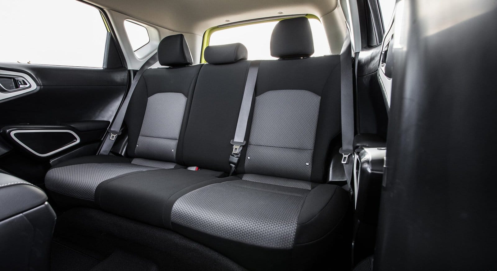 kia soul ev electric vehicle rear seats