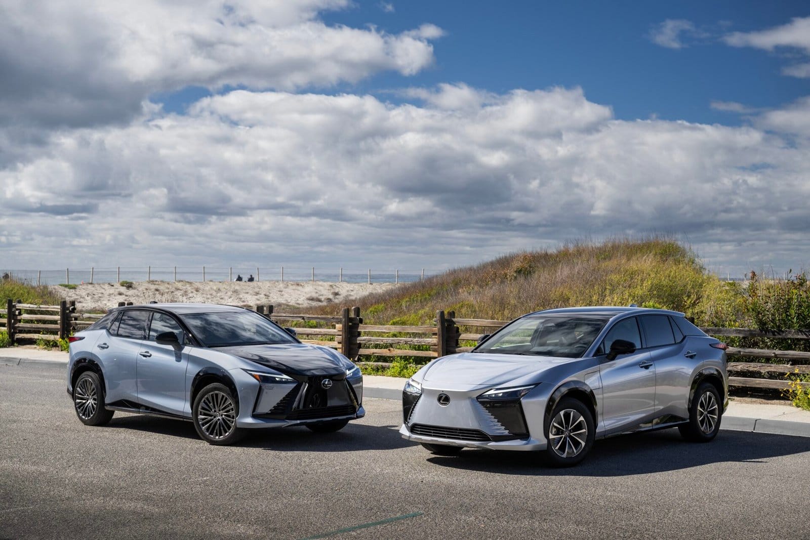 lexus rz 450e two models electric vehicle comparison