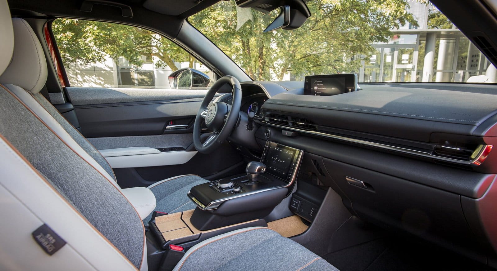 mazda mx 30 electric vehicle interior cabin