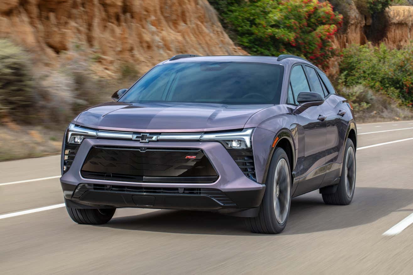 2024 chevrolet blazer ev highway driving