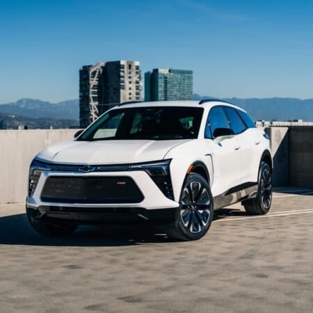 2024 chevrolet blazer ev rooftop cityscape
