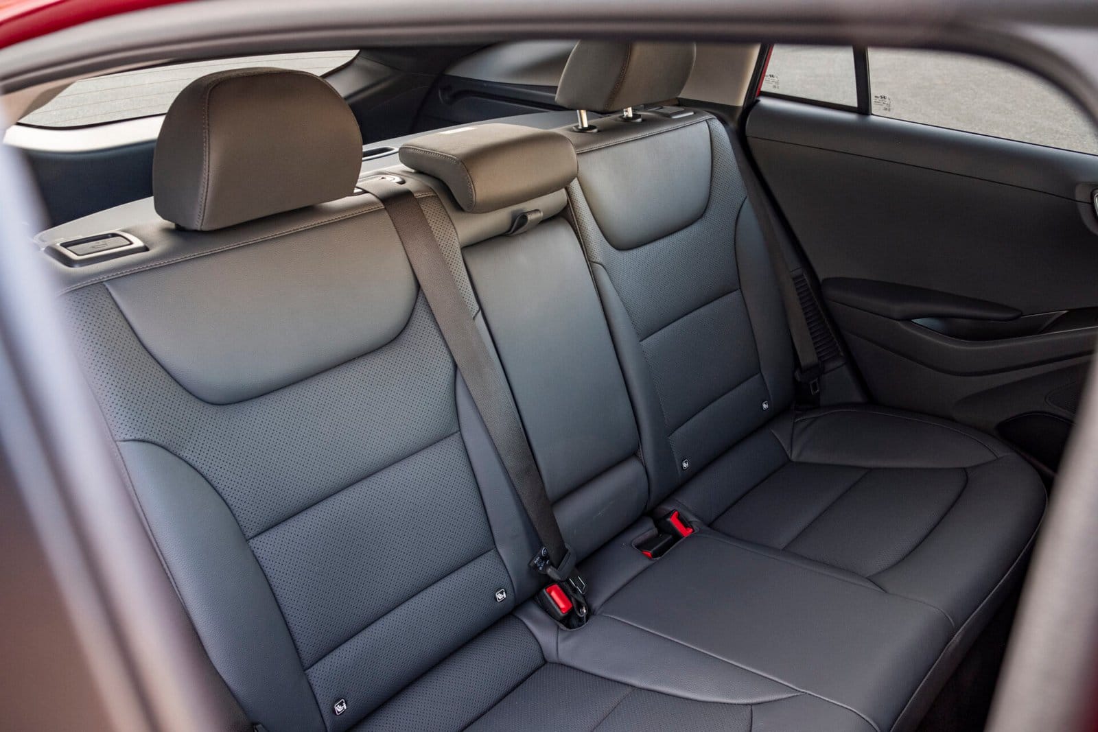 hyundai ioniq plug in electric vehicle rear seats