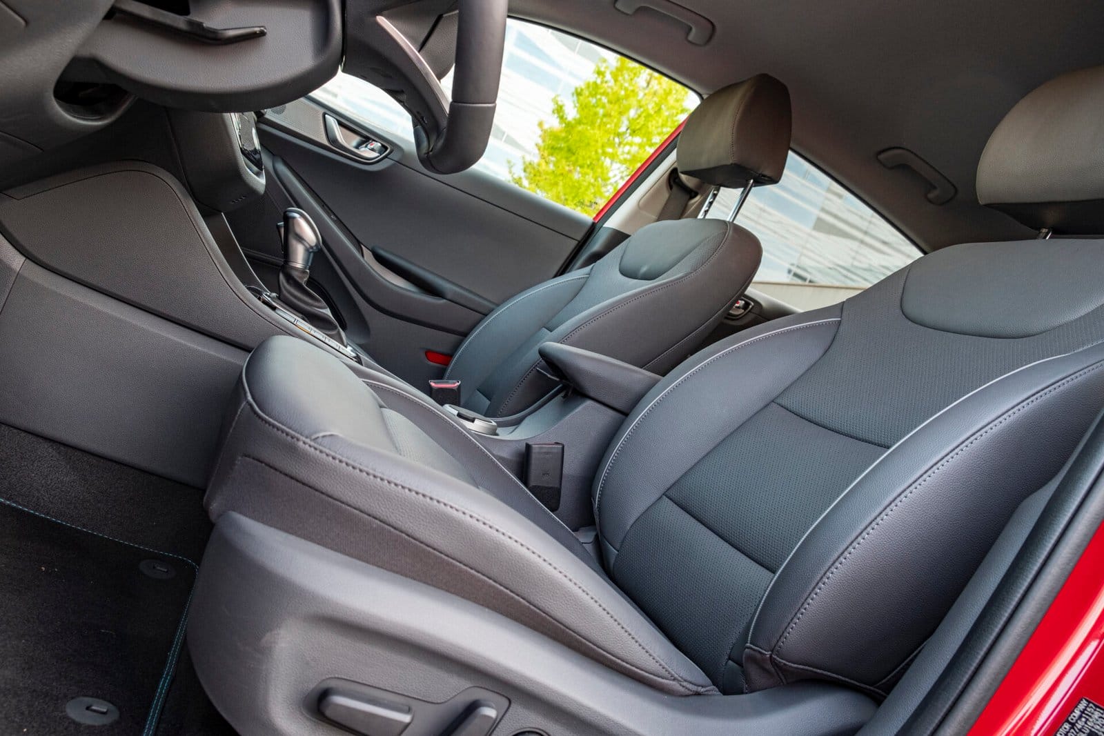 hyundai ioniq plug in hybrid electric vehicle interior