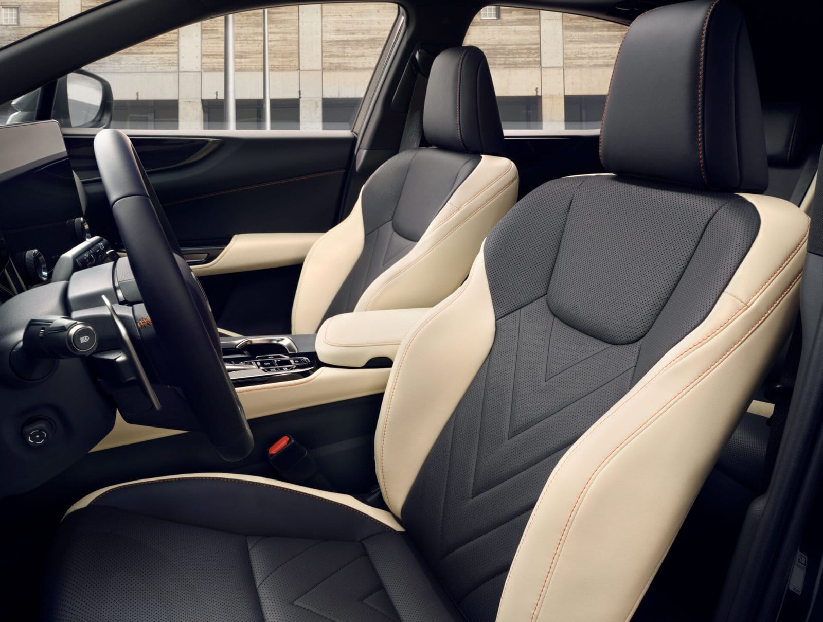 lexus nx 450h plus electric vehicle front seats