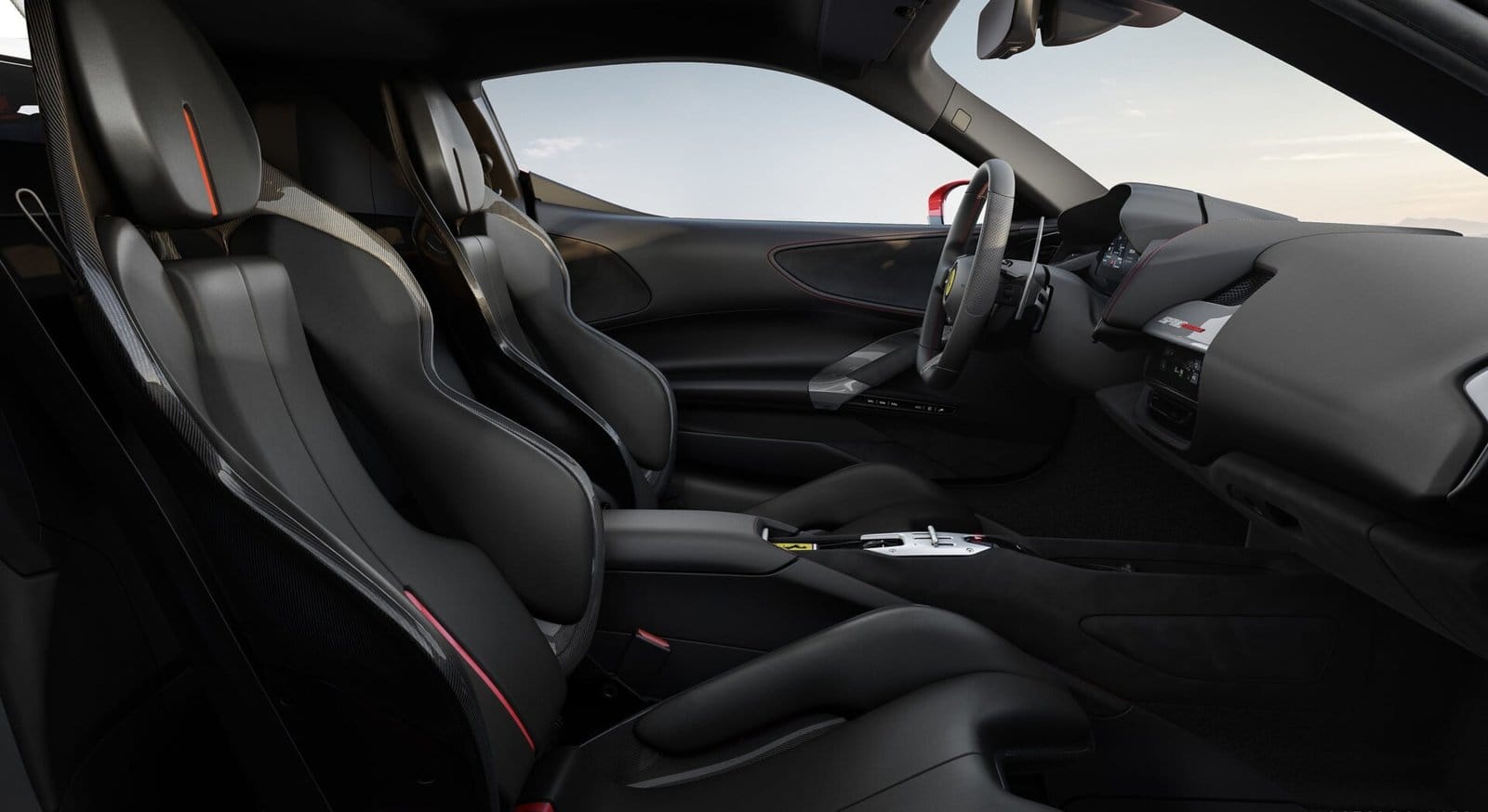 ferrari sf90 stradale electric vehicle seating interior