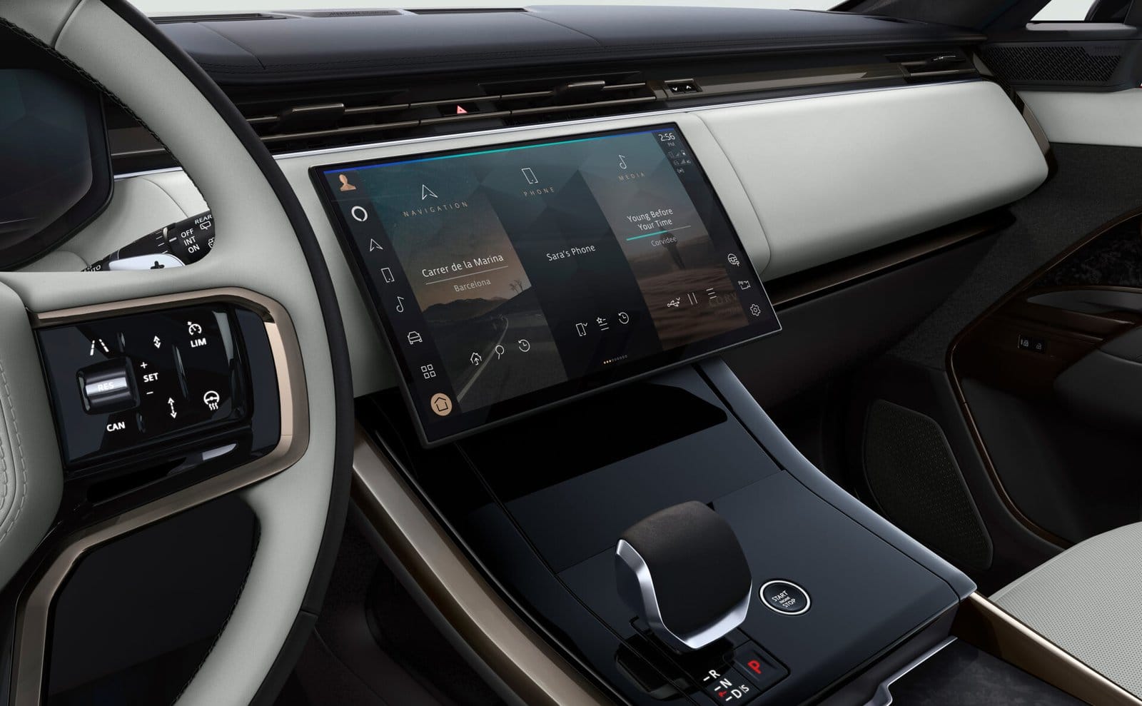 infotainment land rover range rover sport PHEV
