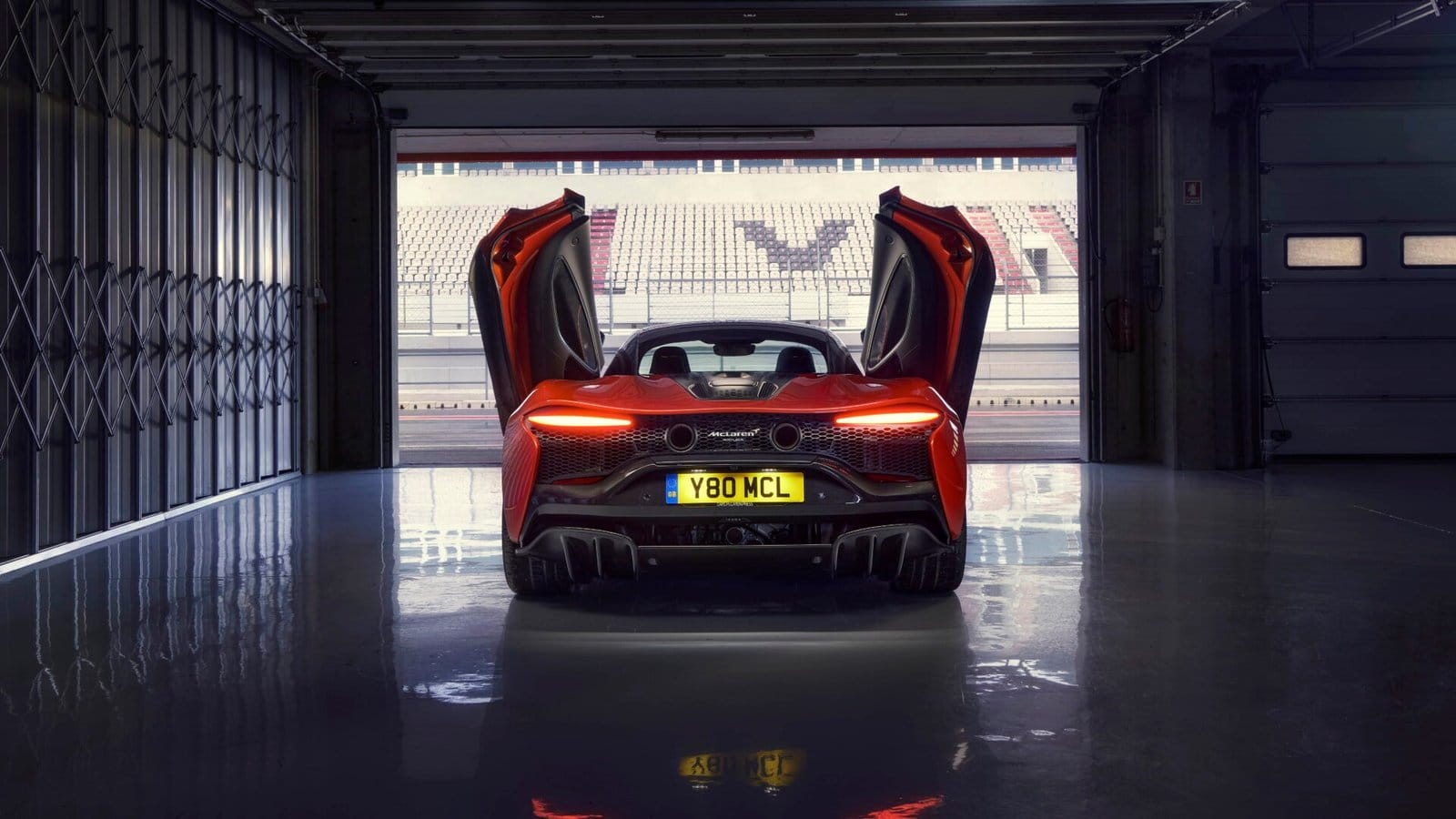 mclaren artura electric vehicle garage wings