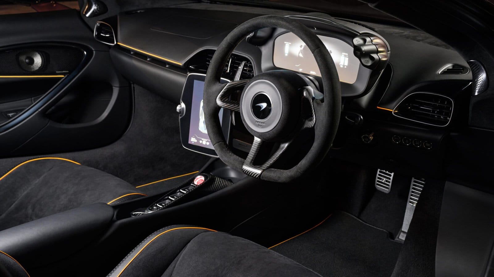 mclaren artura electric vehicle interior cockpit