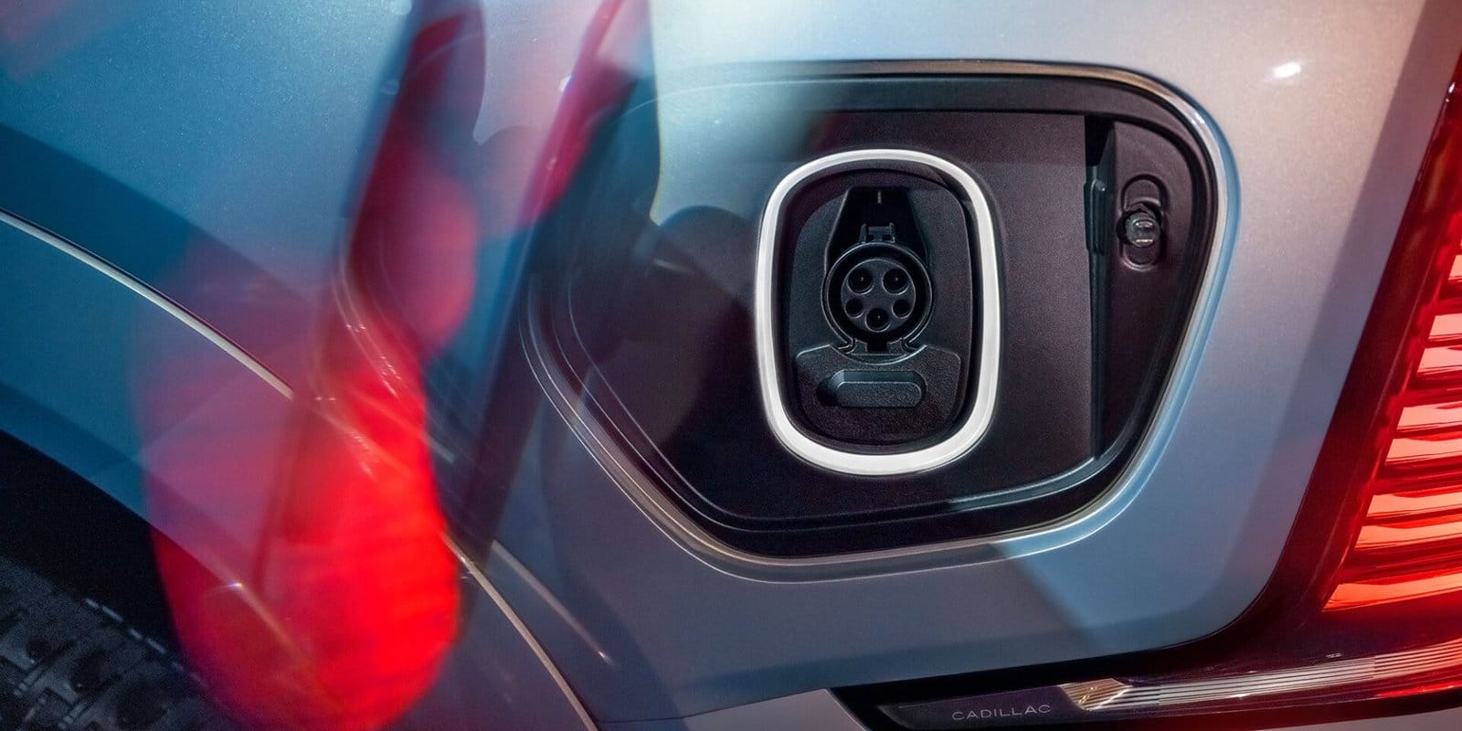 cadillac escalade iq electric charging port