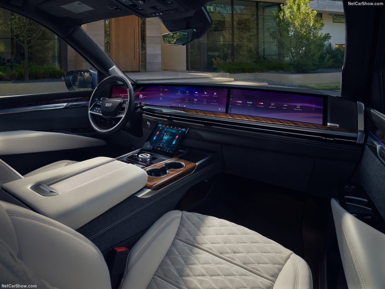 cadillac escalade iq electric suv luxury interior