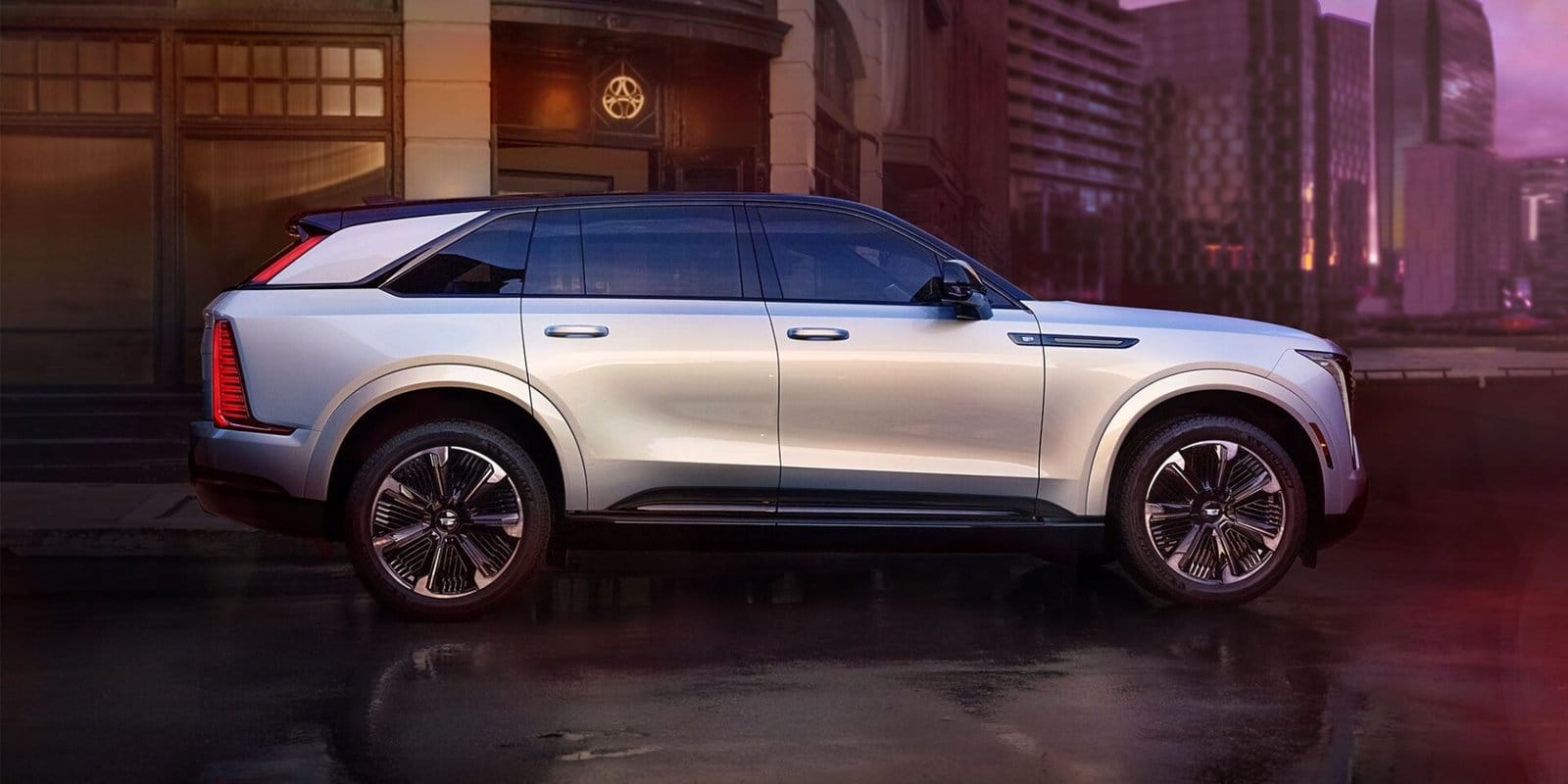 cadillac escalade iq electric suv side profile