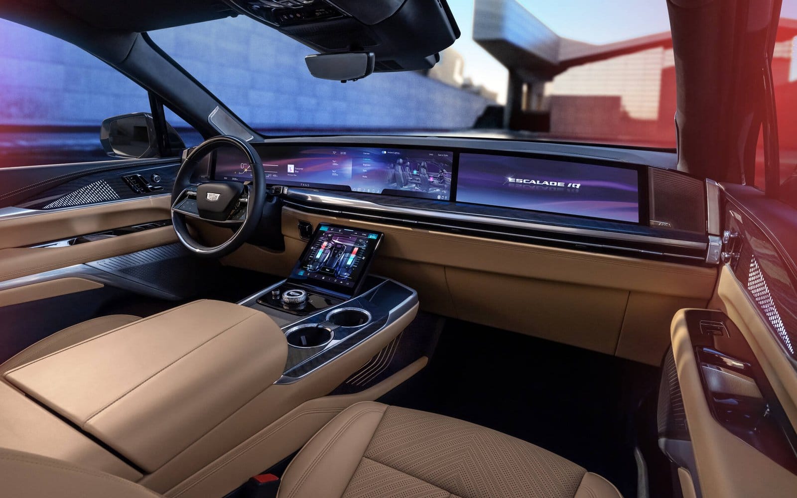 cadillac escalade iq electric vehicle interior design